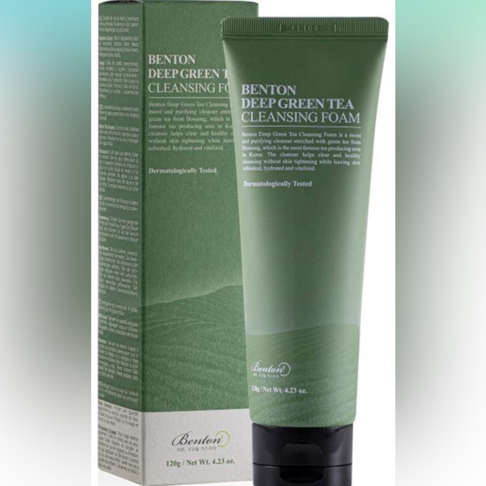 Green tea cleansing foam